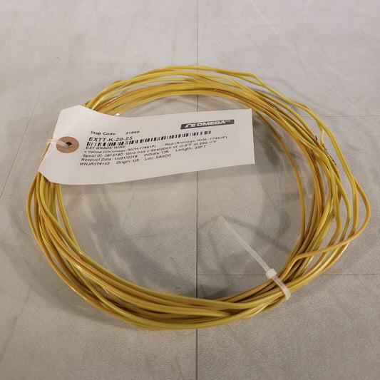 Omega EXTT-K-20-25 High Quality Thermocouple Extension Wire Type-K 25ft
