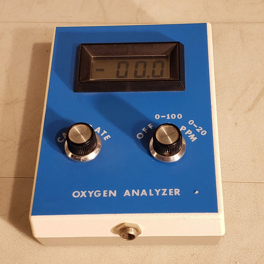 Engineering Systems Oxygen Oxan Analyzer Portable Controller