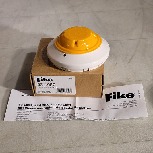 Fike 63-1057 Duct Sensor Head Intelligent Photoelectric Smoke Detector