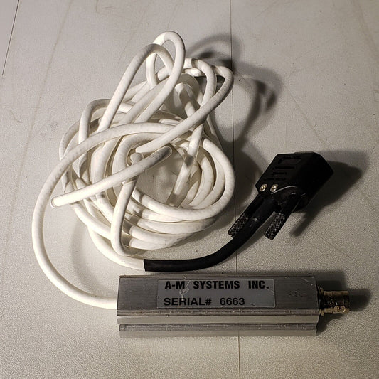 A-M Systems 2400 Patch Clamp Headstage 1G/10M Ohm Feedback Resistors 11ft