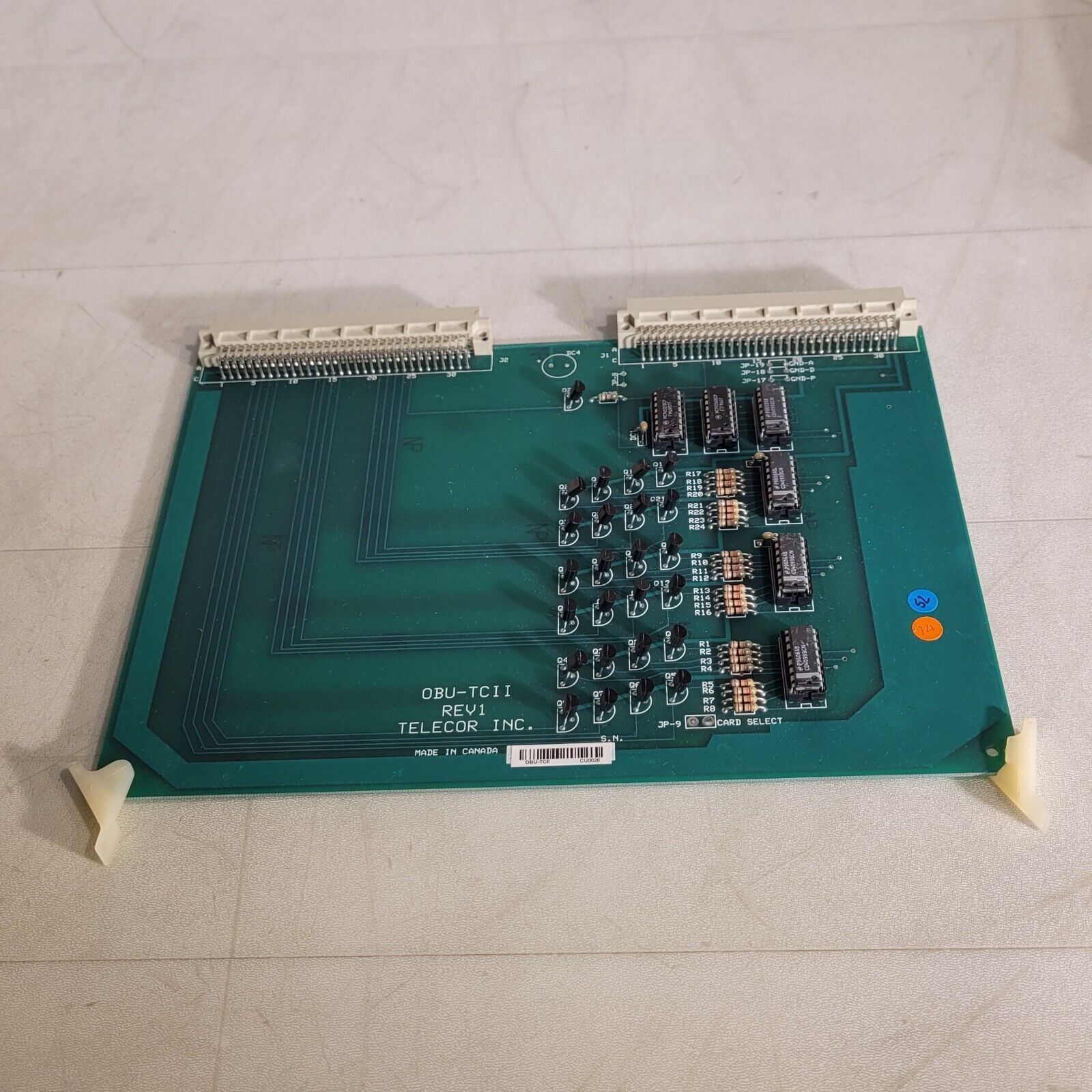 Telecor OBU-TCII OBU-TC II 2 Rev 1 Plug In Circuit Board Controller ...