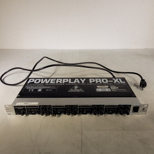 Behringer HA4700 Powerplay Pro-XL 4-Channel Headphone Distribution Amplifier