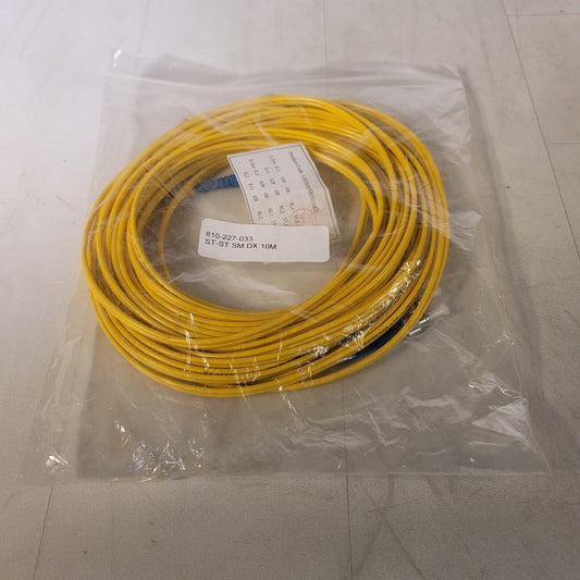 Duplex E238720 ST/UPC to ST/UPC Armored Singlemode Fiber Optic Cable 10m