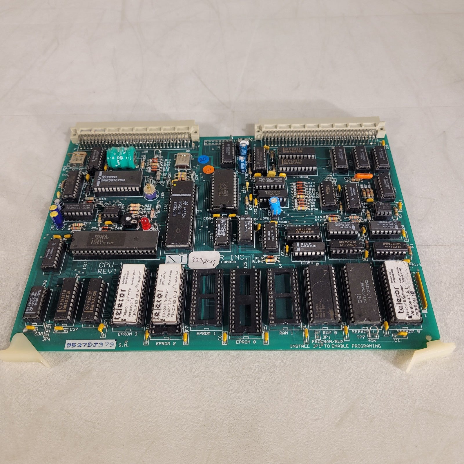 for programming module board module compatible for... Telecor CPU-1 Rev1 PlugIn Module XL Compatible Program PCB Control Mon ...
