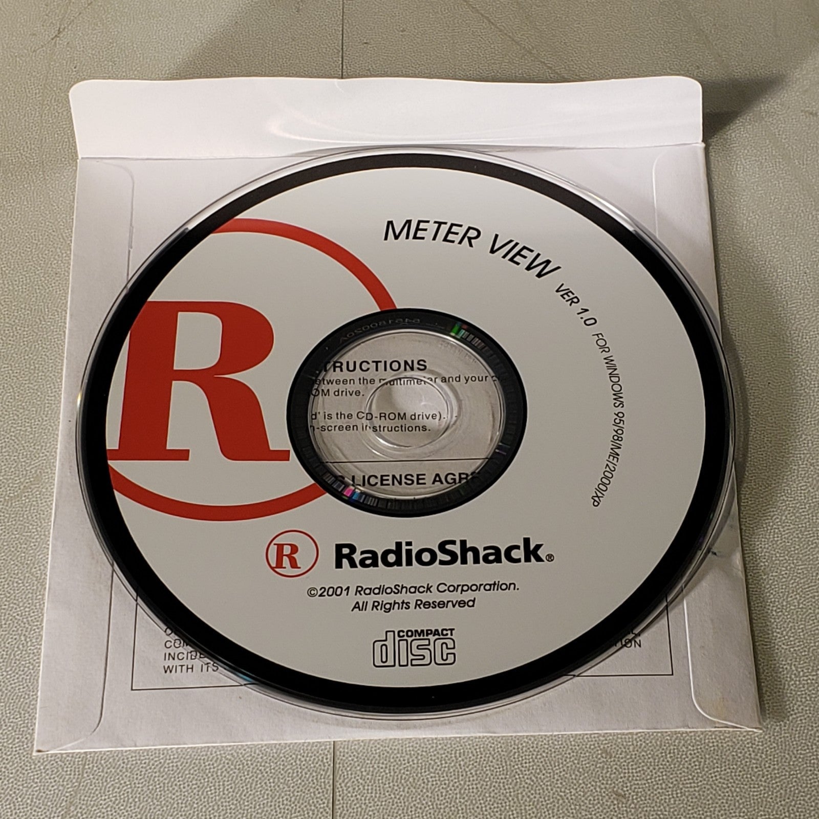 Vintage RadioShack MeterView Digital Multimeter Software Ver 1 For Win ...
