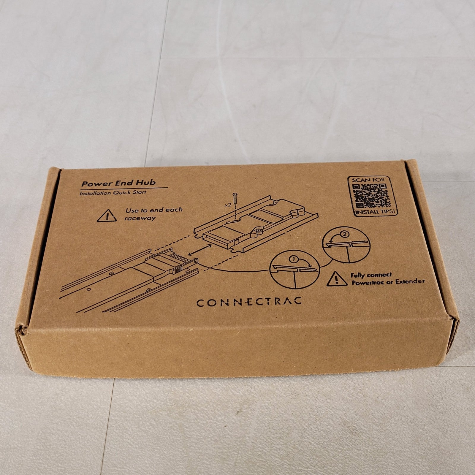 Connectrac CT.B.PHE.4c.1 Raceway Power End Hub Use To End Each Raceway ...