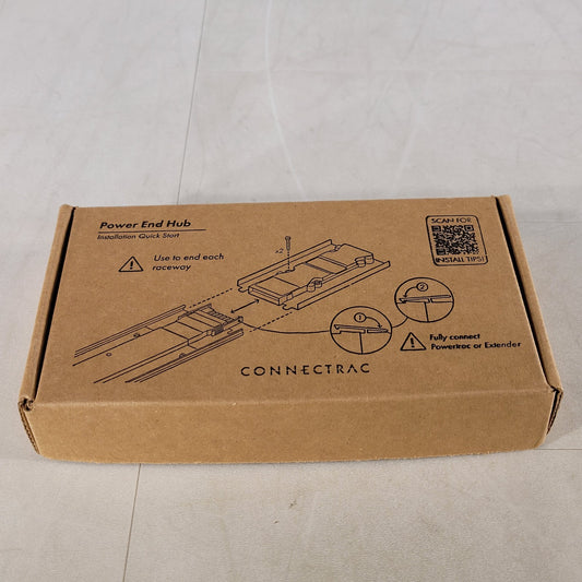 Connectrac CT.B.PHE.4c.1 Raceway Power End Hub Use To End Each Raceway
