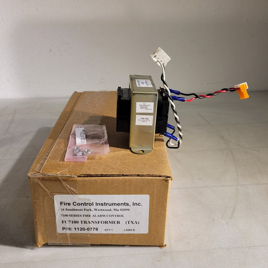 FCI 7100 Transformer TXA Fire Alarm Control Panel Power Supply 1120-0778 Rev A