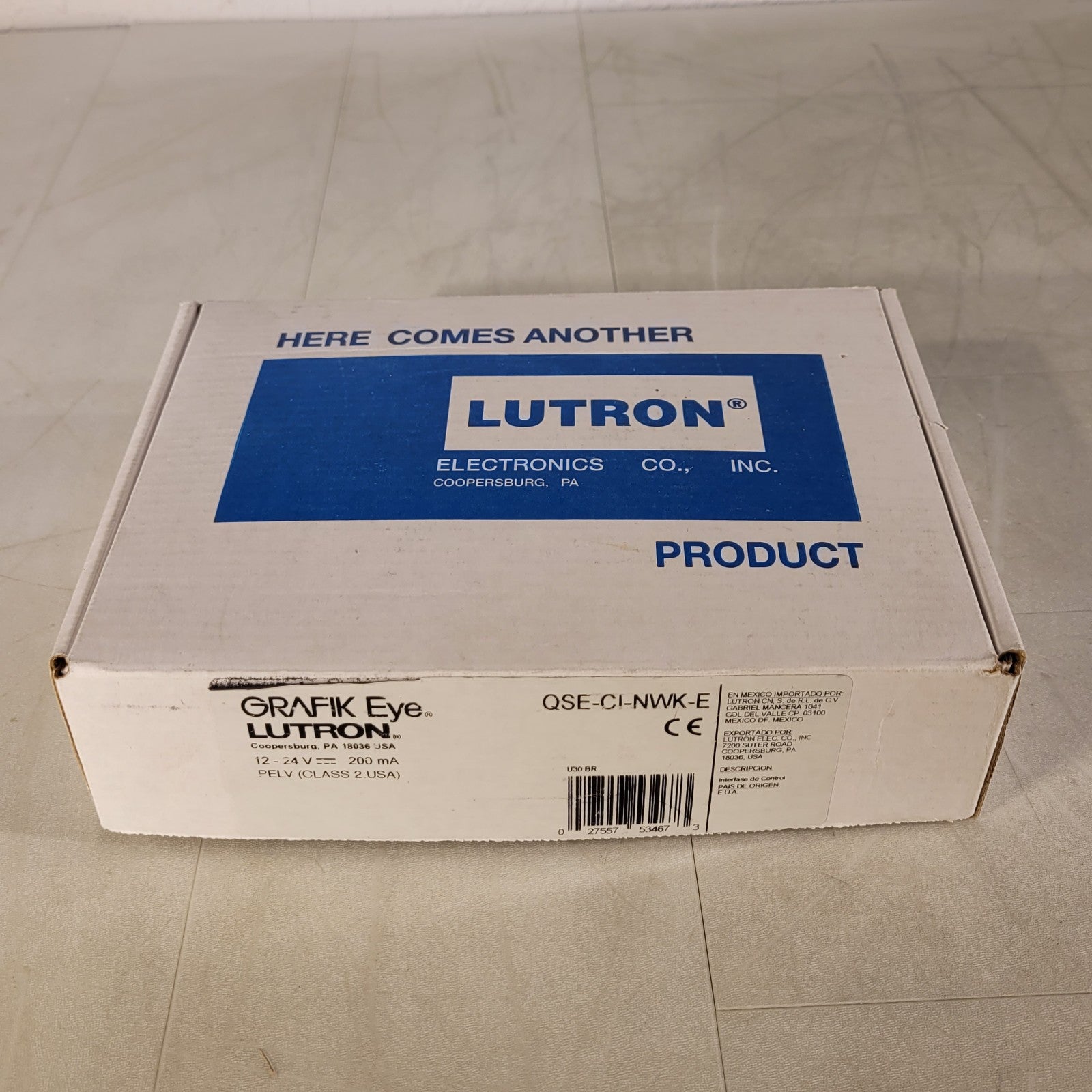 Lutron Electronics QSE-CI-NWK-E Grafik Eye Control QS Ethernet Interfa ...