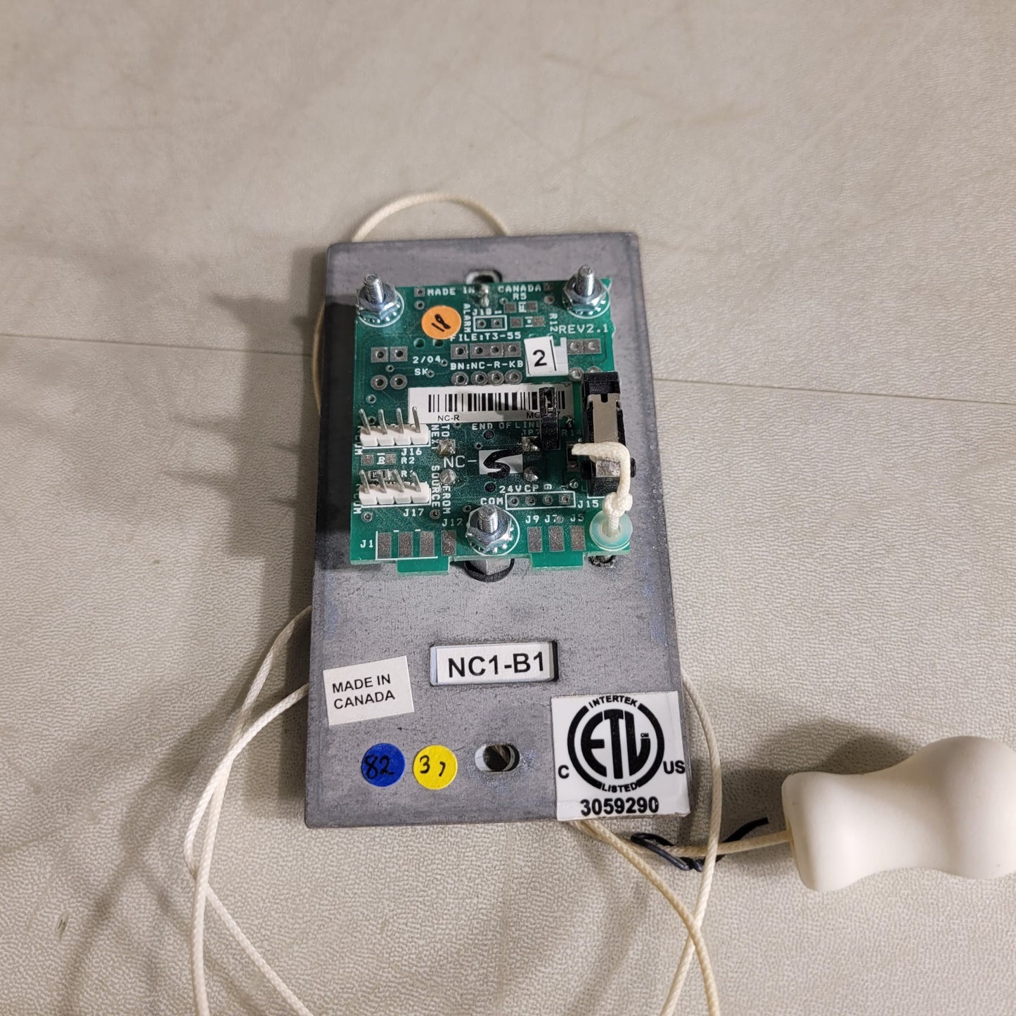 Telecor NC1-B1 Nurse Courier Pull For Help With Cancel Call Button