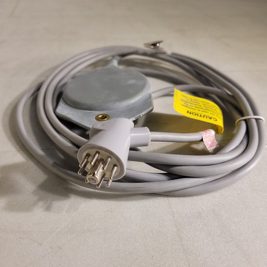 Fisher Berkeley Call Cord 10' Cord 8-Pin Tube Socket Plug with Clip Gray