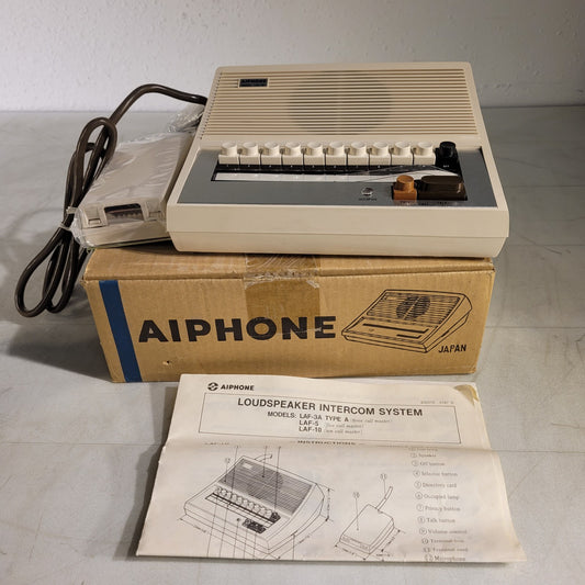 Aiphone LAF-10 Desk Top Wall Master Loudspeaker Intercom 10-Stations