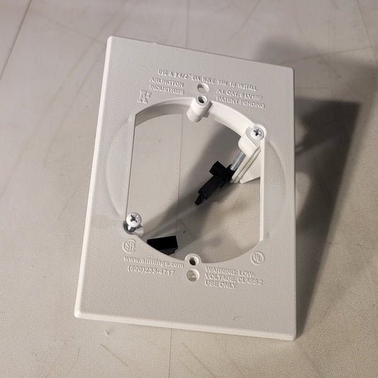 Arlington LV1RP Single Gang Fast Installing Low Voltage Mounting Bracket