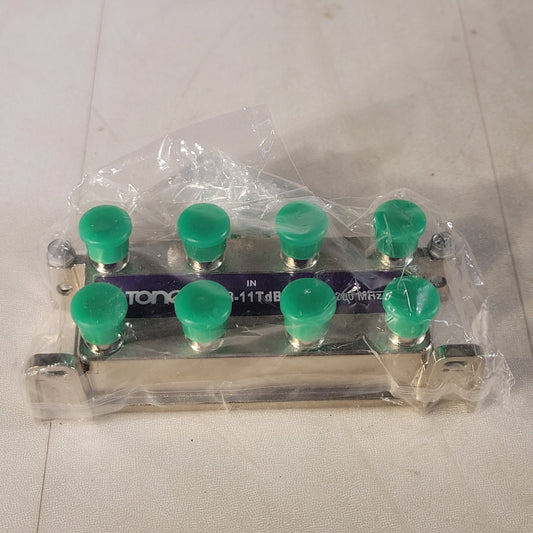 Toner TGT8-11TdB D31 8-Port Digital Cable TV Tap 5-1200 MHz corrosion Resistant