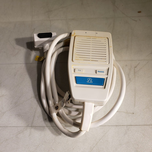 Fisher Berkeley HTX-563-LV Ektacom Nurse Call Switch TV Radio Remote DA-15 Plug