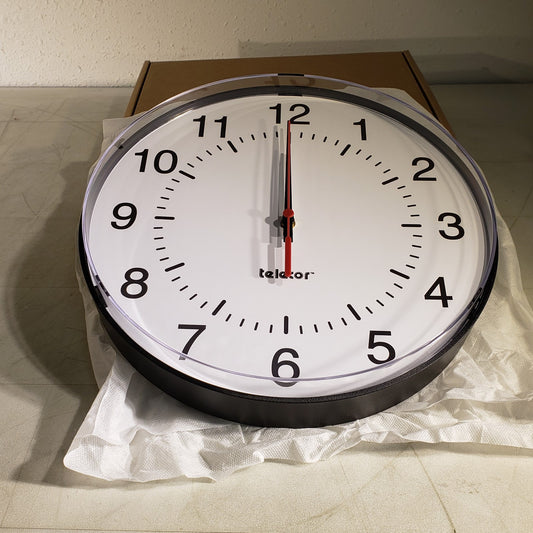 Telecor 2495SL-B TAL 12" Hanging Wall Clocks SW-LPAM-V2.1.6