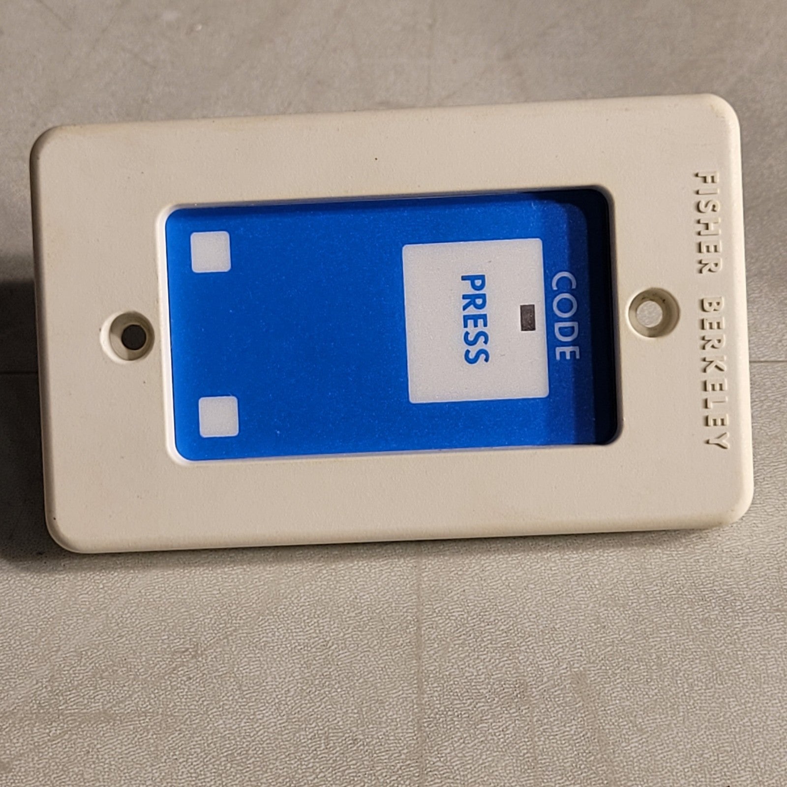 Fisher Berkeley HCB-21 Hospital Code Blue Press Signaling Button B0901 ...