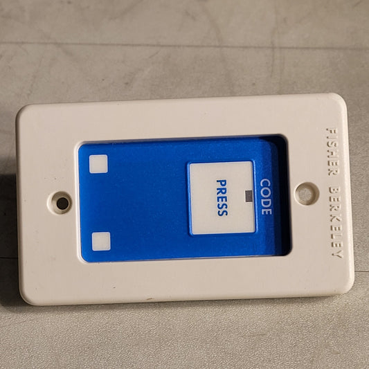 Fisher Berkeley HCB-21 Hospital Blue Code Press Signaling Button B09016-03 Rev E