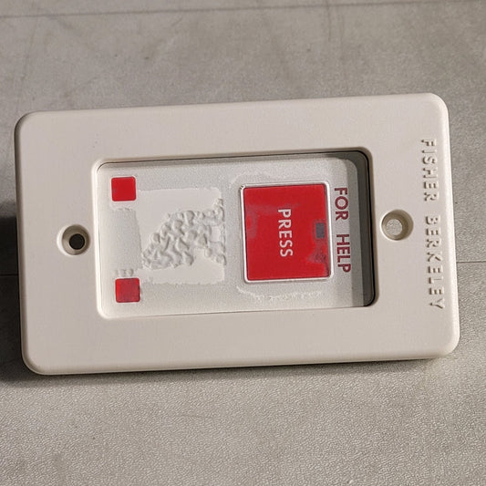 Fisher Berkeley HTS-21 Hospital Red Code Press Signaling Button B09017-03 Rev E