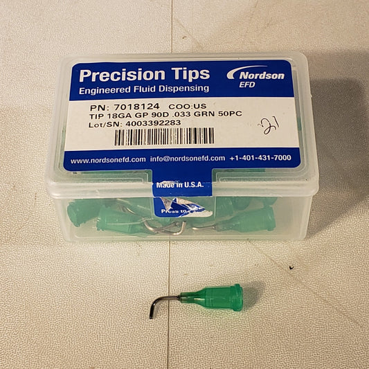 Nordson 7018124 Precision Tips Engineered Fluid Dispensing 21 Pieces