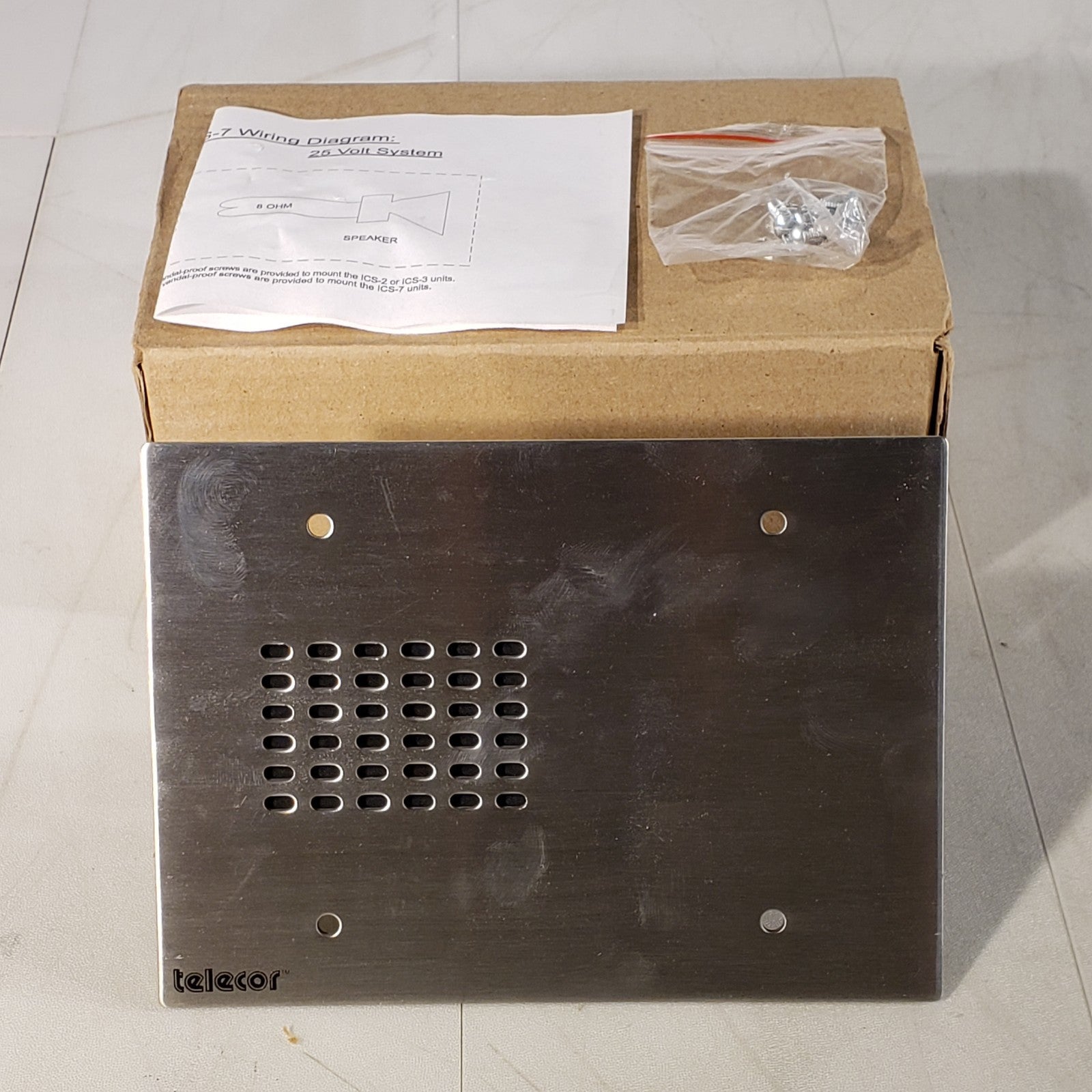 Telecor ICS-3A School Intercom Station Speaker Microphone – Lab ...