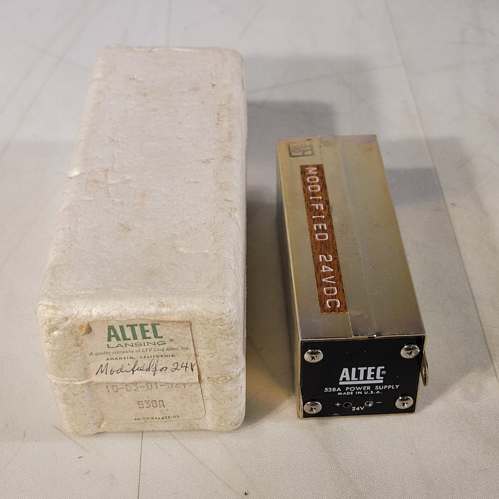 Vintage Altec 538A Power Supply Modified 24VDC 8pin Tube Socket Lansi