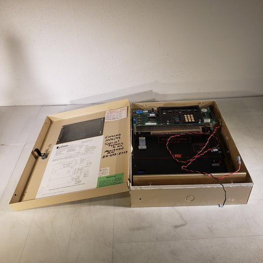 FCI 7200 Fire Alarm Control Box With Key Pad KDU - Incomplete Panel