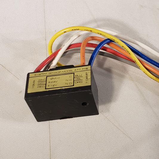System Sensor A77.716 Encapsulated Relay CDR701CEEPN Underwriters Labratories