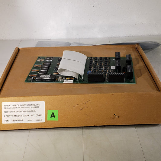 FCI RAU 1120-0479 Rev C 7200 Alarm Control Board Fire Control Instruments
