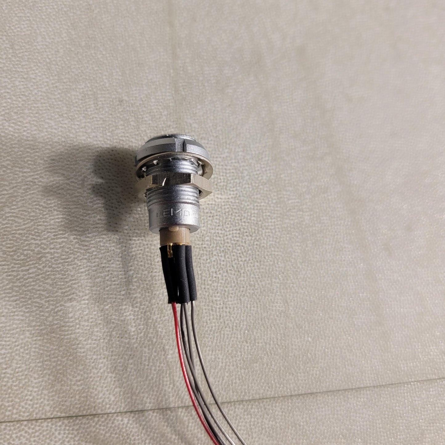 Lemo ECG.0B Cable 7pin Connector, 5-Wire 16in Breakout Cable