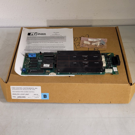 FCI ALU 1120-0503 Rev F 7200 Fire Alarm Control Board Fire Control Instruments