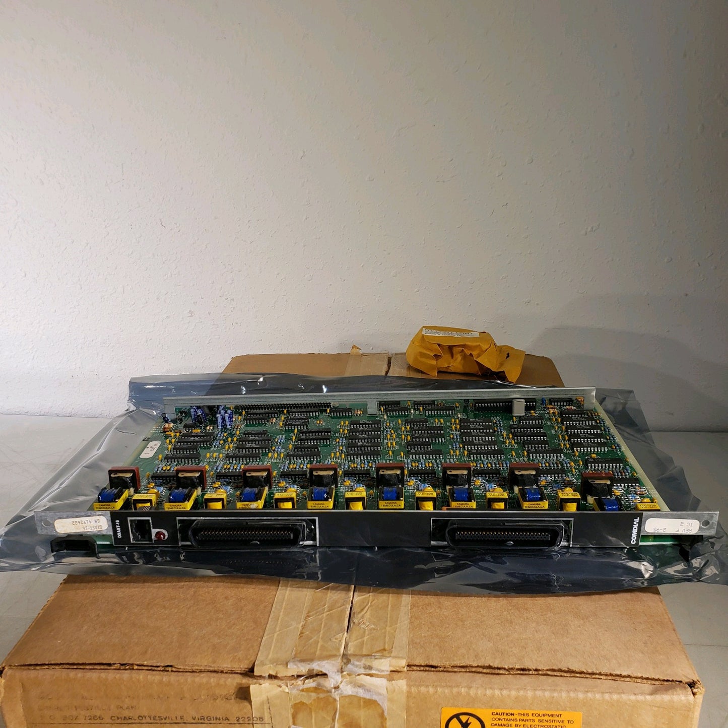 Comdial DXAST-16 Rev F Analog Station Card 16 Port