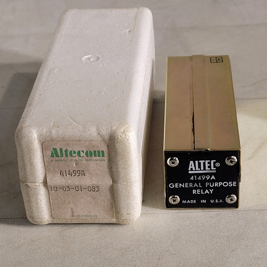 Altec 41499A General Purpose Relay 11-Pin Tube Socket Connector Audio Relay