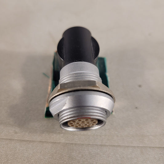 Lemo ECG.3B 16-pin Right Angle Connector Soldered On Pcb