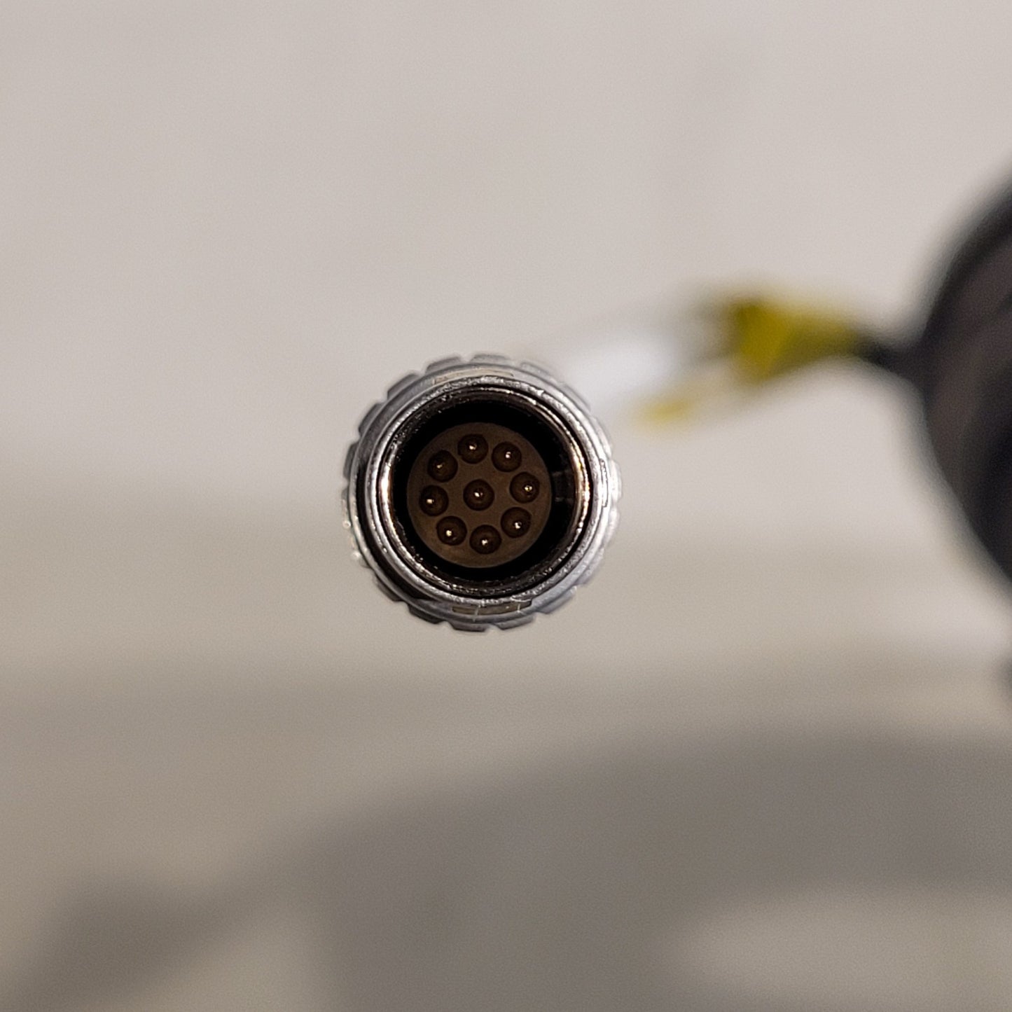 Lemo FGJ.0B Connector 9-Pin 10ft Long Cable Circular Pull Collar Male To Female