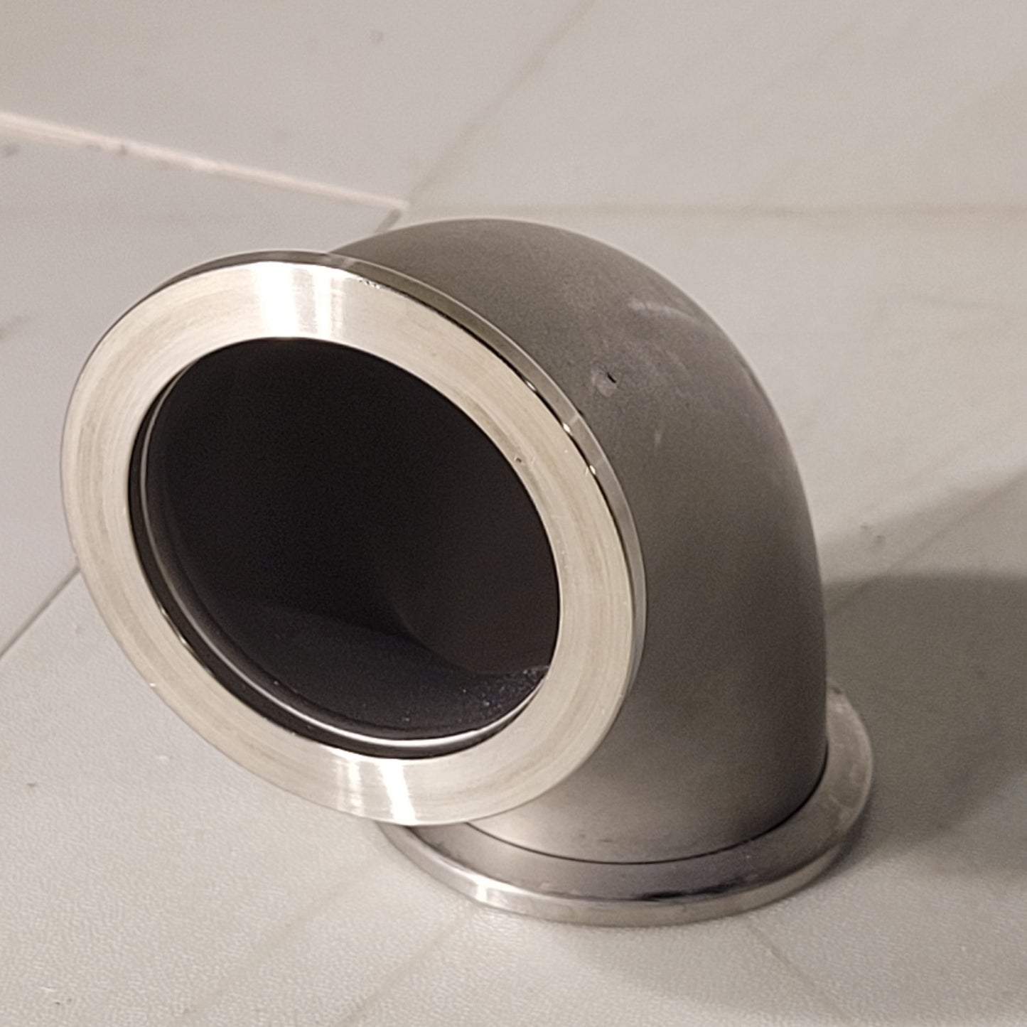 ISO KF40 NW40 90° Angle Elbow Stainless Steel High Vacuum 3-1/2