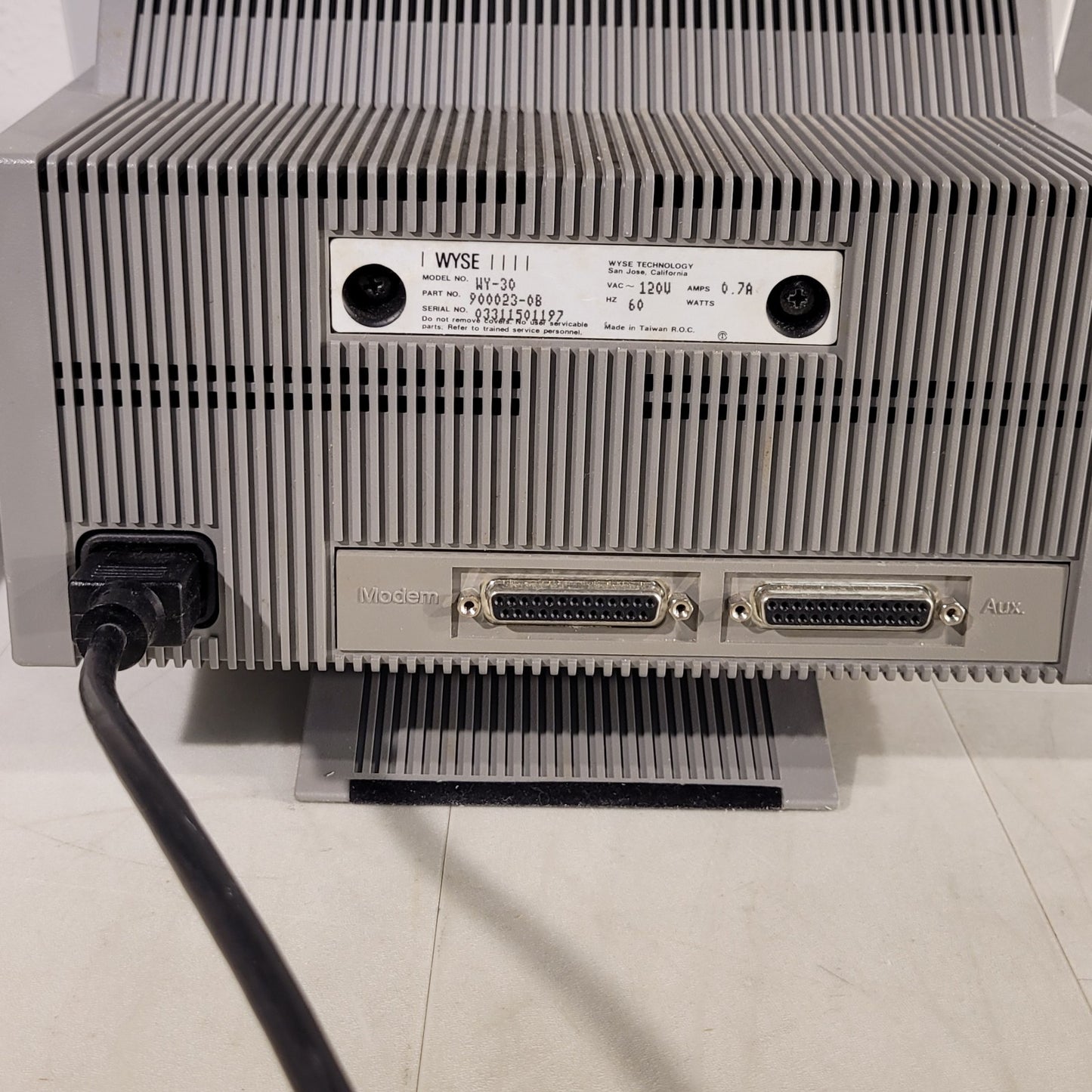 Vintage FCI Wyse Technology WY-30 Monitor 1985 w/ Original Mechanical Keyboard
