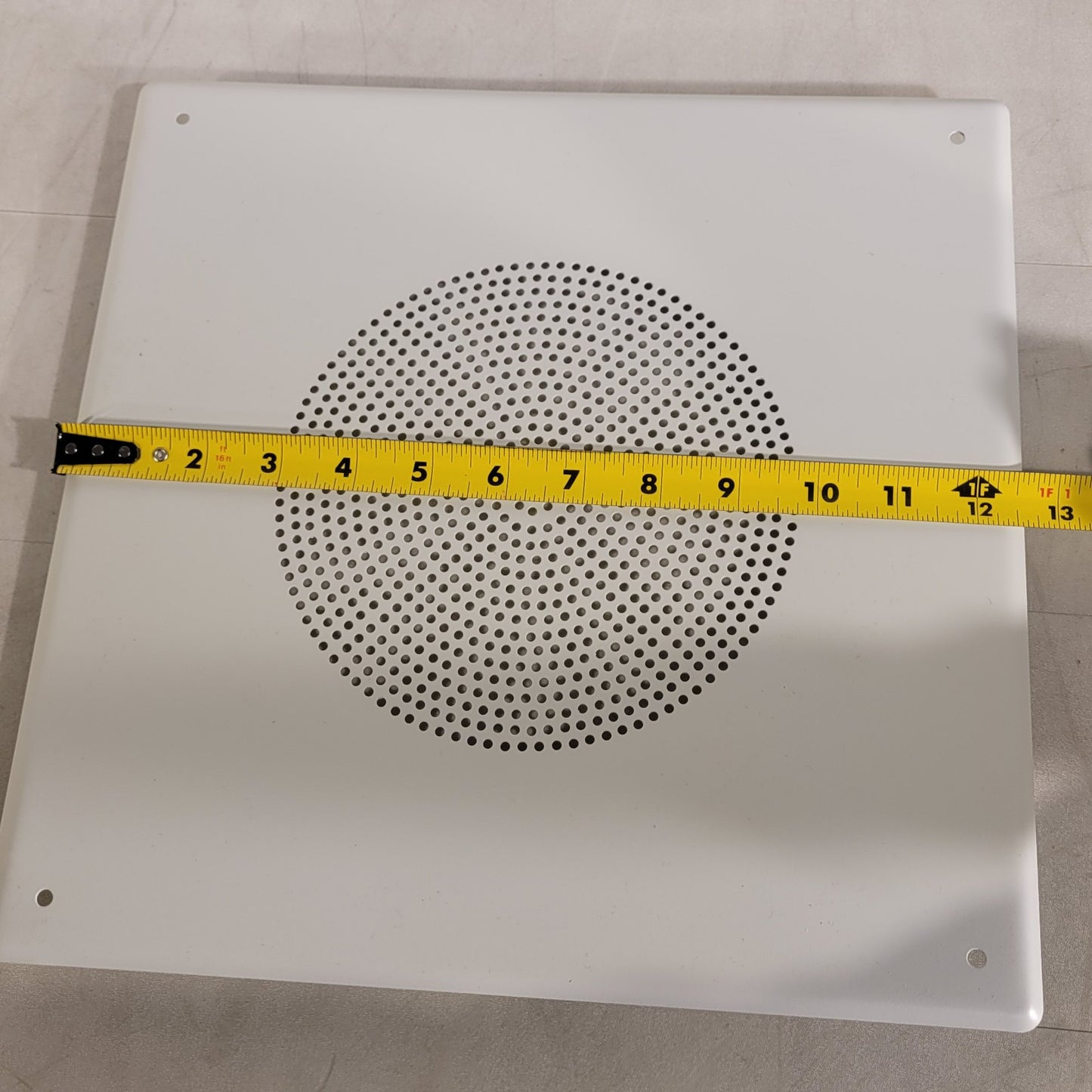 8" Speaker Grill Grille Square 12-1/2" X 12-1/2" White