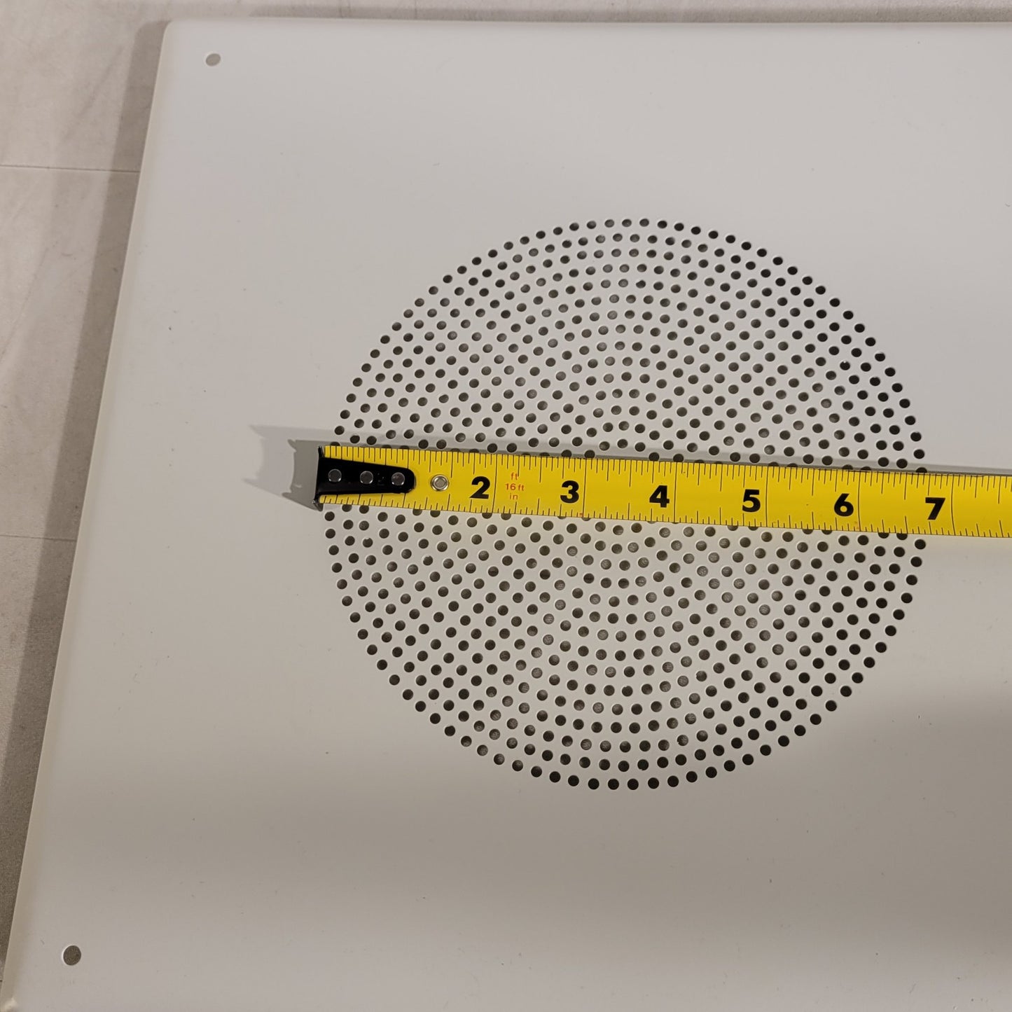 8" Speaker Grill Grille Square 12-1/2" X 12-1/2" White