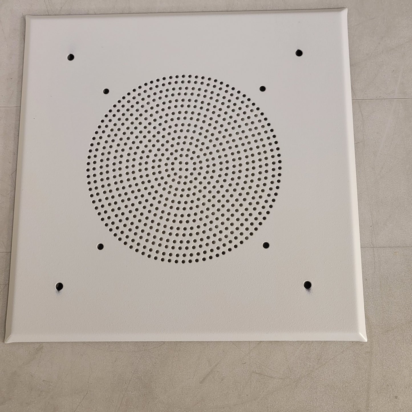 7" Speaker Grill 11-1/2" X 11-1/2" With Hardware White