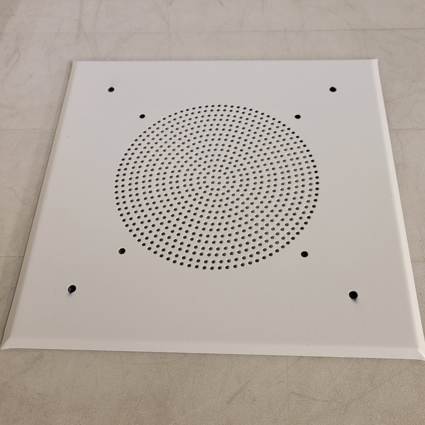 7" Speaker Grill 11-1/2" X 11-1/2" With Hardware White