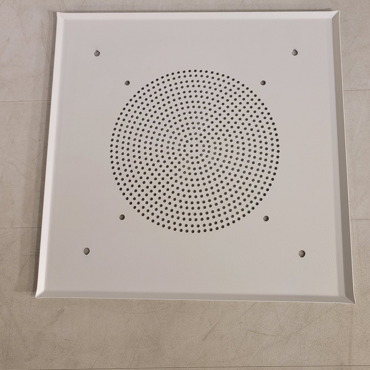 7" Speaker Grill 11-1/2" X 11-1/2" With Hardware White