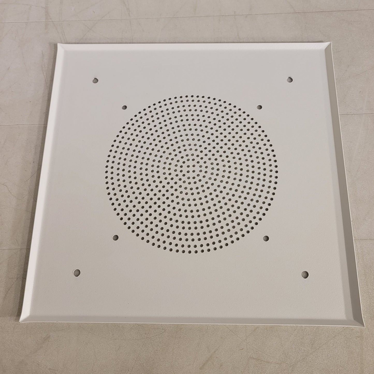 7" Speaker Grill 11-1/2" X 11-1/2" With Hardware White