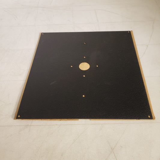 Back Plate For Digital Clock 12" X 12-1/2" Black