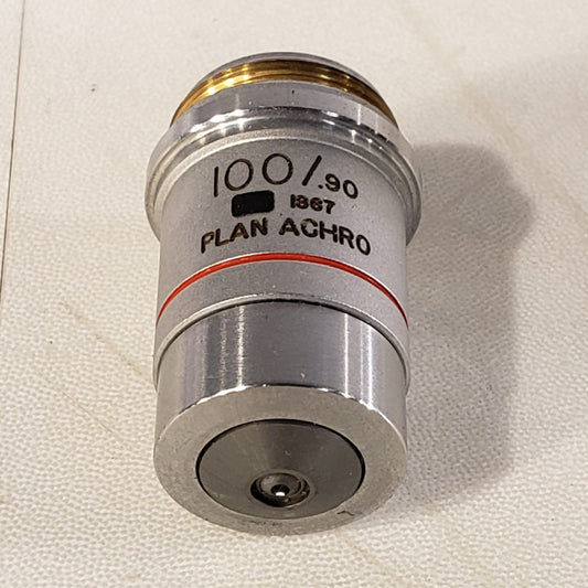 Leitz Wetzlar LWD 100x/0.90 Plan Achromatic Lens System Objective Lens 0.30mm