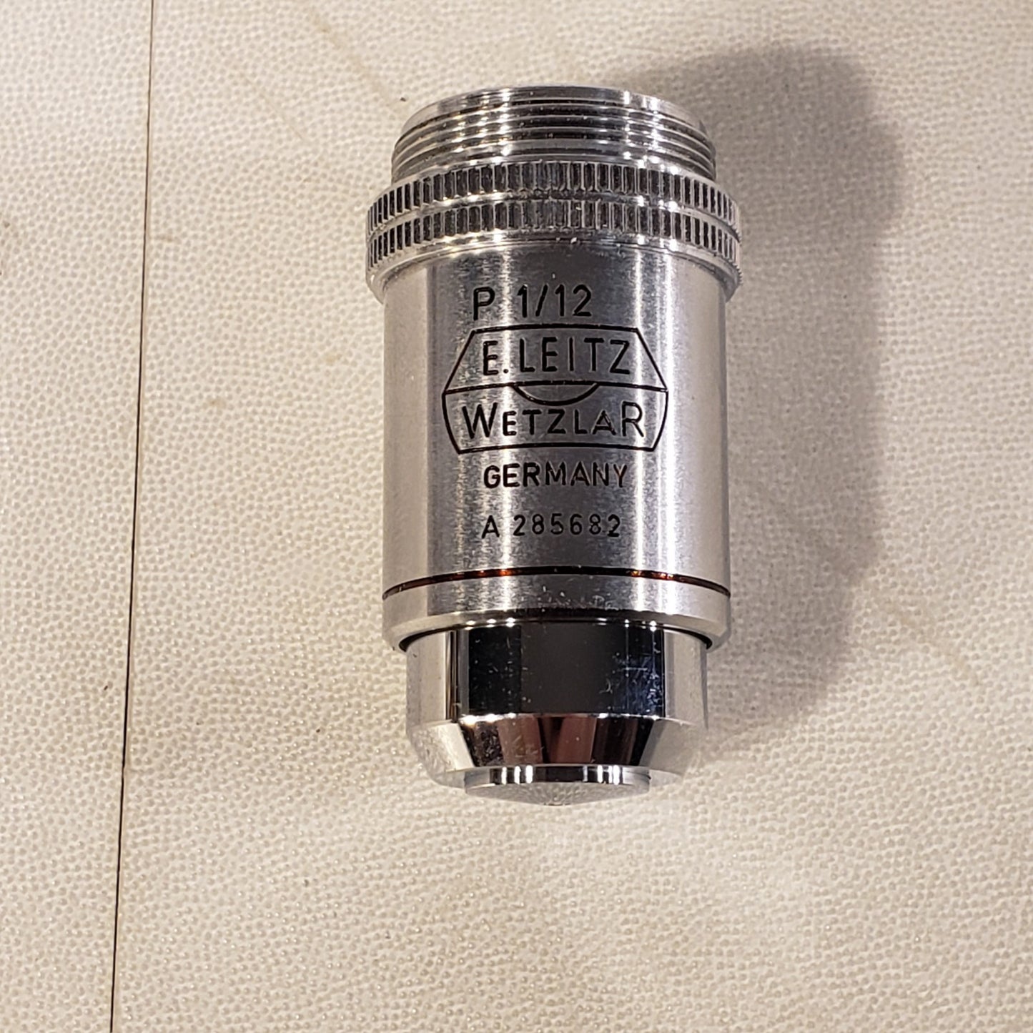 Leitz Wetzlar A-1.30 OEL 100:1 170x/0.17 Microscope Objective Lens