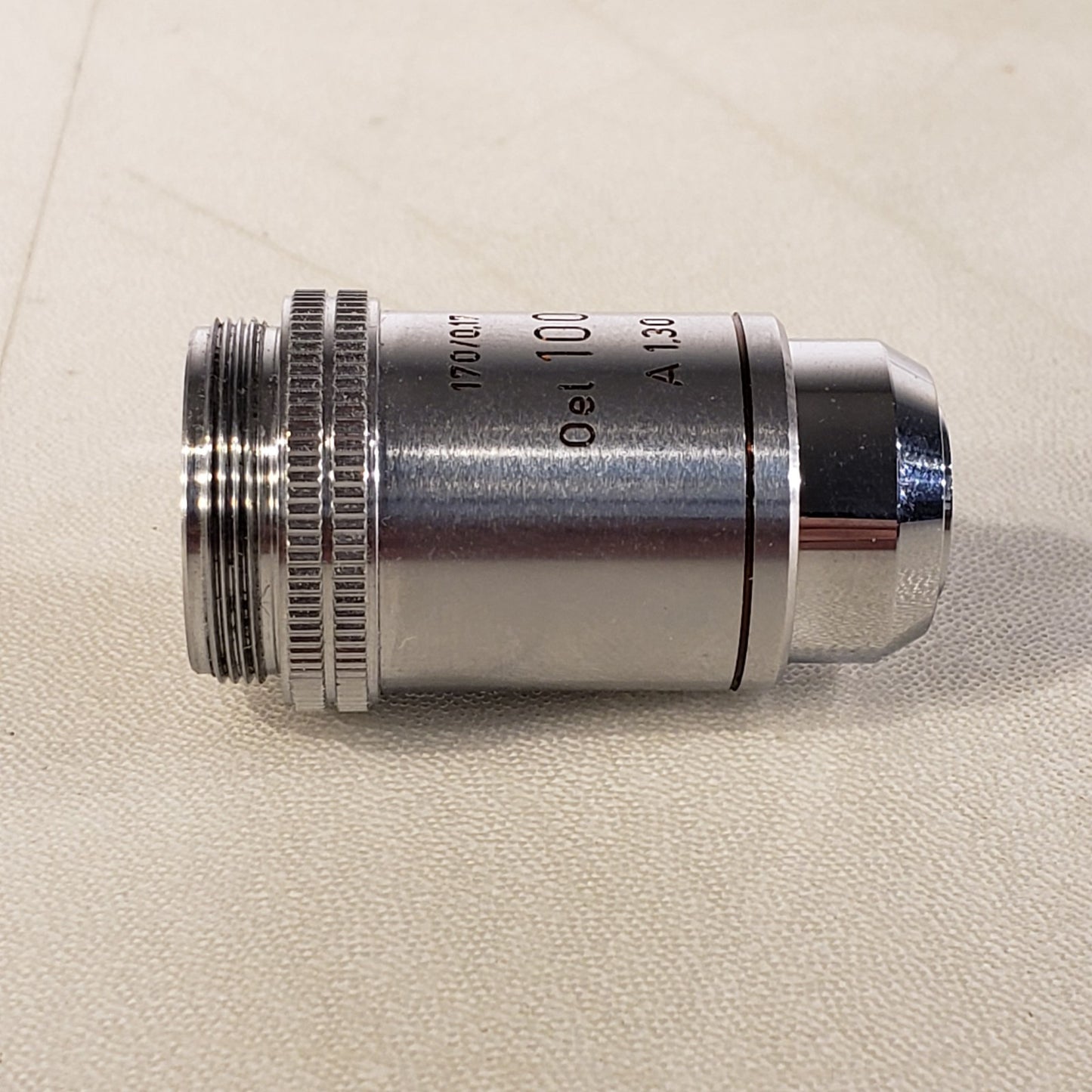 Leitz Wetzlar A-1.30 OEL 100:1 170x/0.17 Microscope Objective Lens