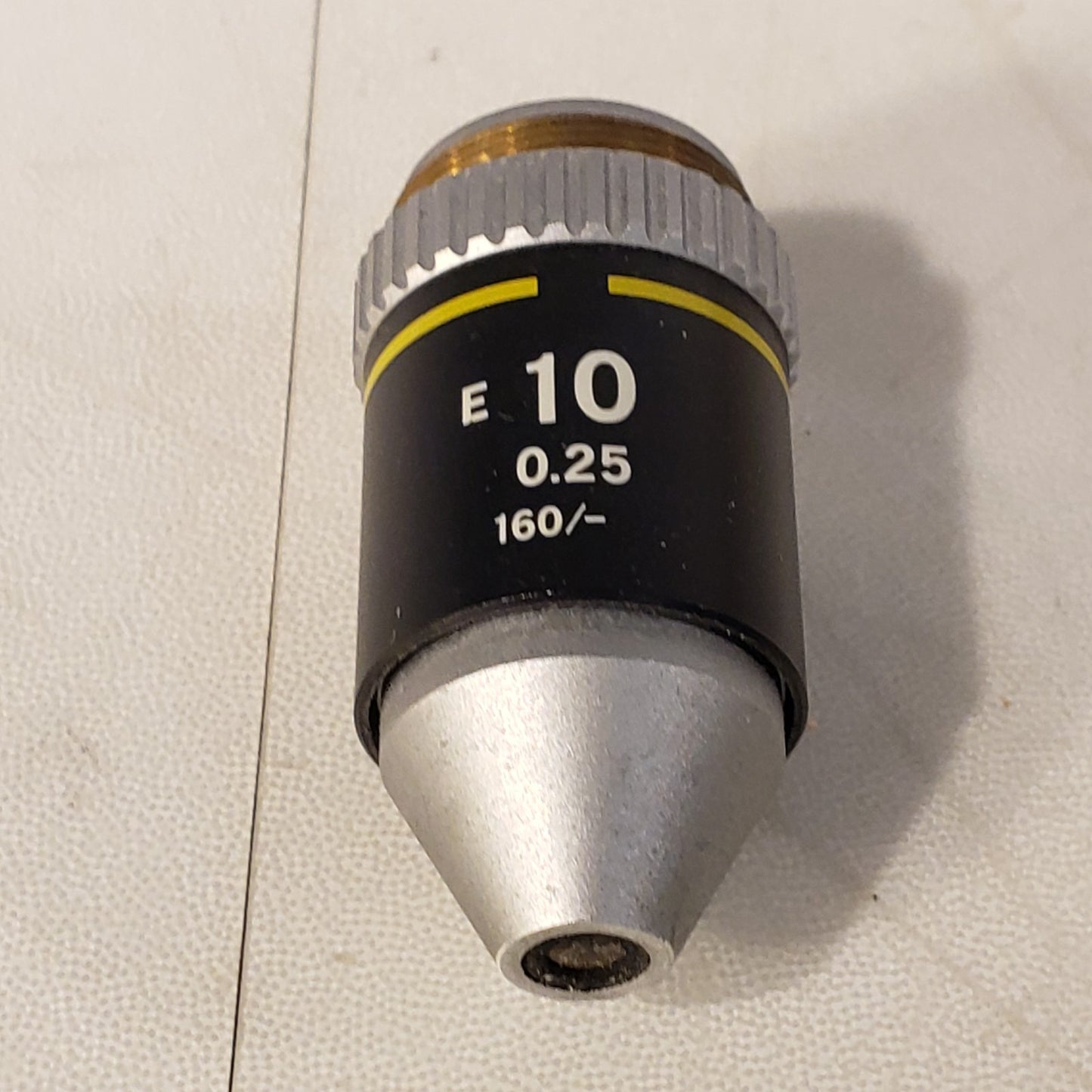 Nikon E10 0.25 160x/- Microscope Objective Lens