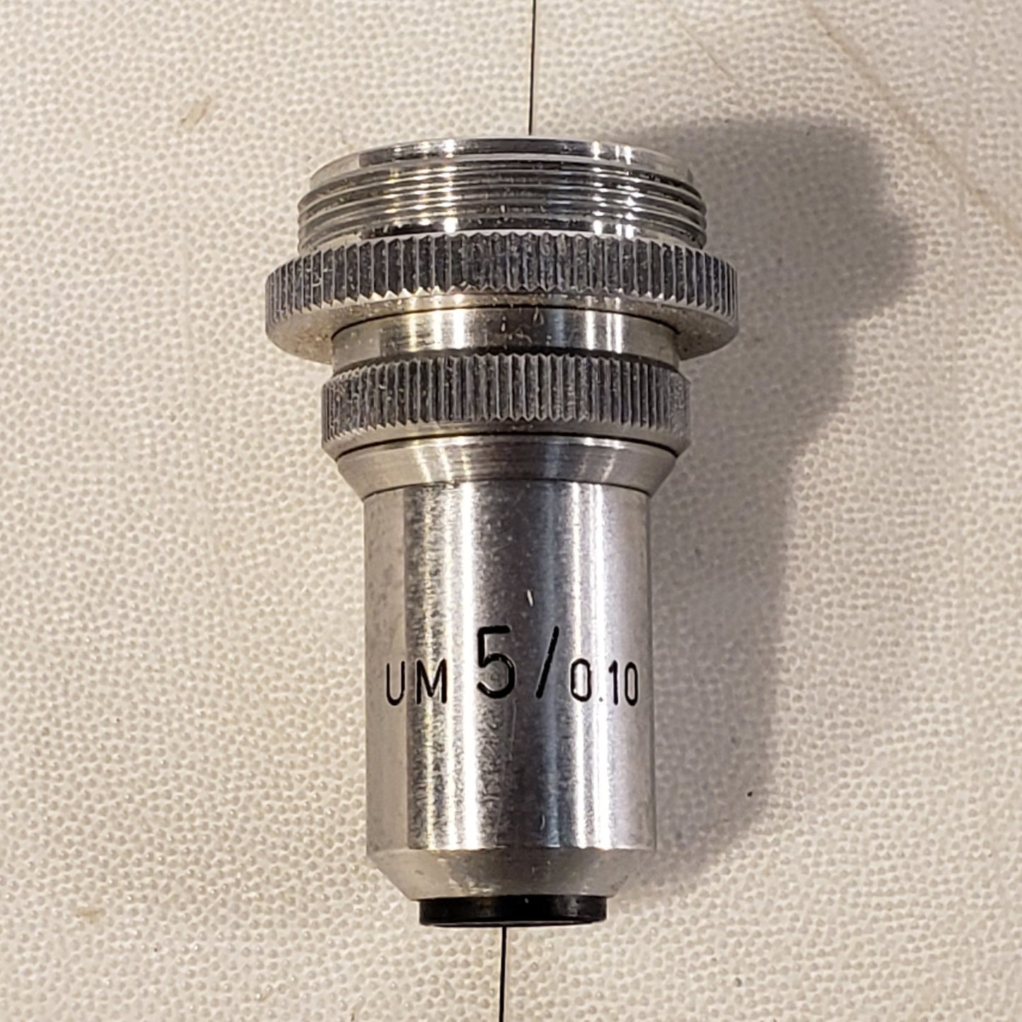 Leitz Wetzlar UM 5/0.10 Objective Microscope Lens 5x