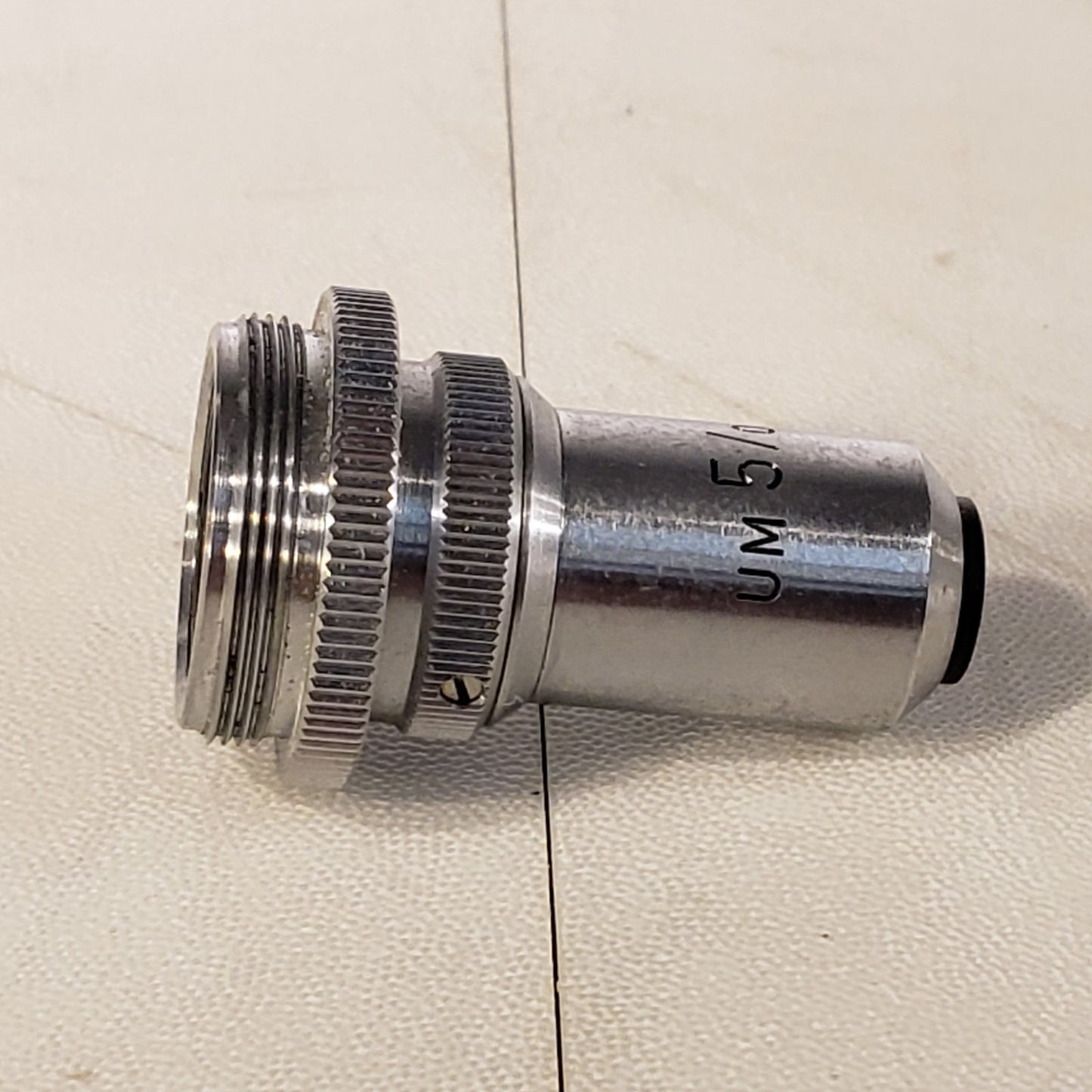 Leitz Wetzlar UM 5/0.10 Objective Microscope Lens 5x